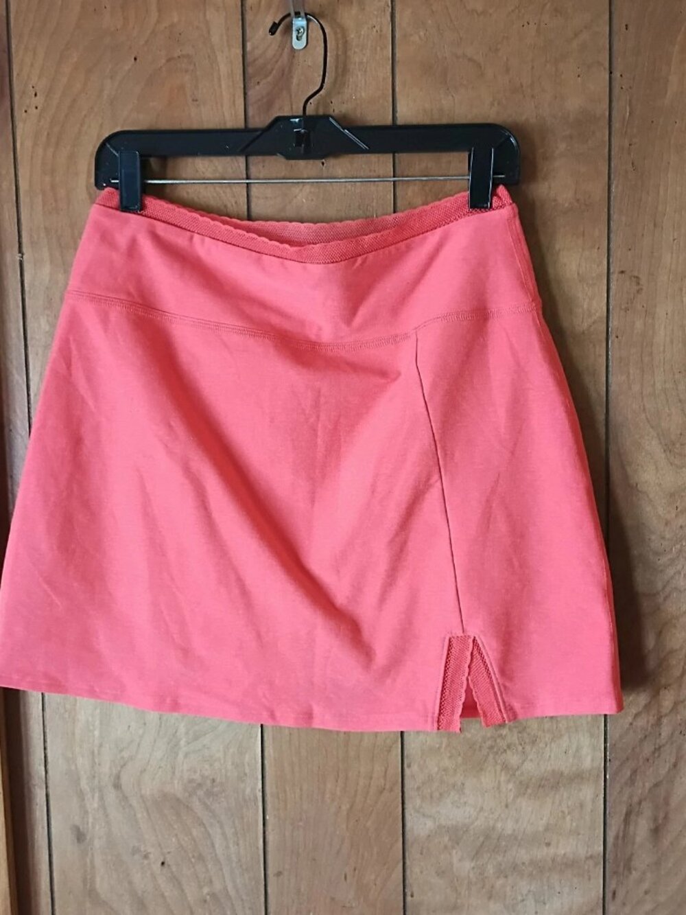 Beyond Yoga Coral Stretch Skirt Women's Size L Athletic Polyester Elastane